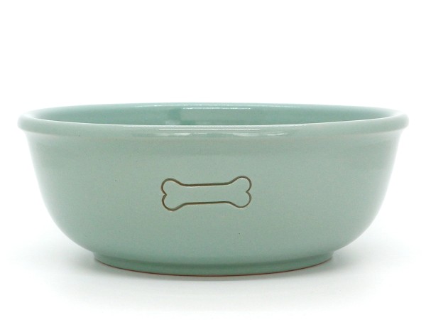Keramik Hundenapf - Bowl Sage Green - groß