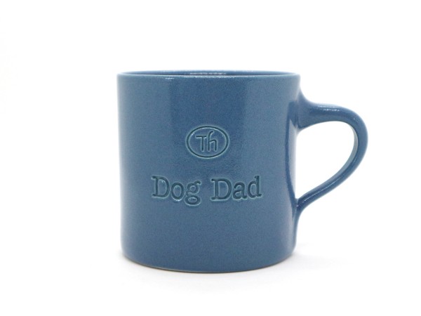 Tasse aus Keramik Dog Dad jeansblau